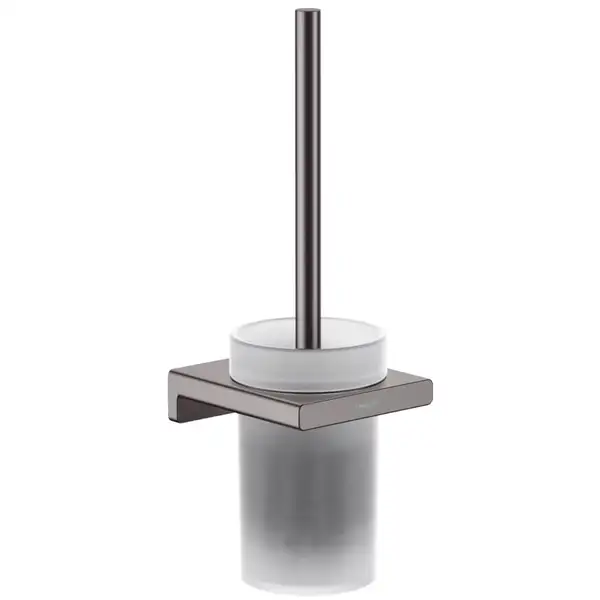 Тримач йоржика для унітазу Hansgrohe AddStoris настінний, Brushed Black Chrome (41752340)