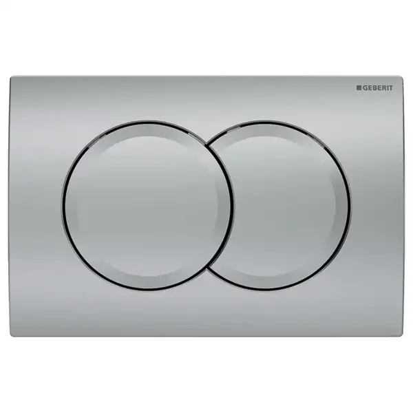 Geberit Delta 01 Клавиша смыва, матовый хром (115.107.46.1)