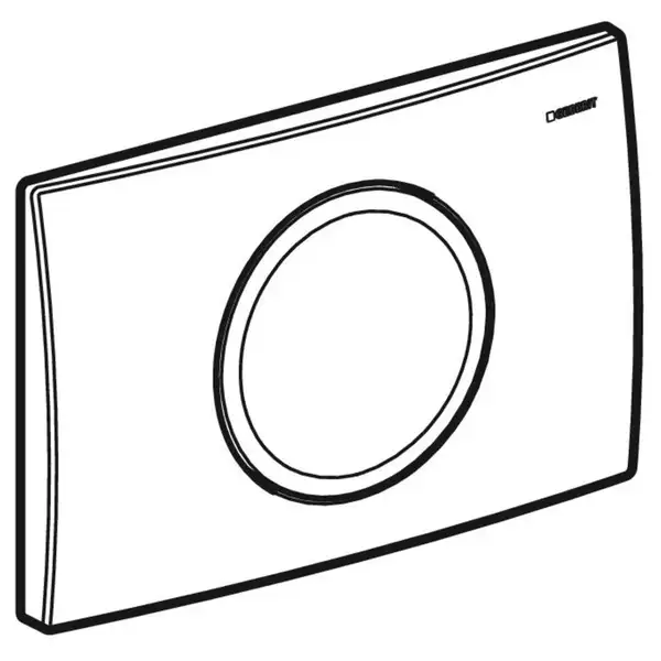 Geberit Delta 15 Клавіша змиву, хром глянцевий (115.109.21.1)