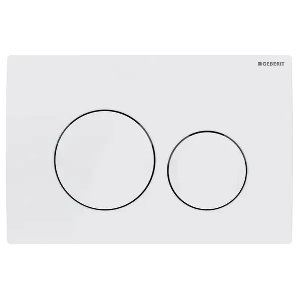 Geberit Delta 20 Клавиша смыва, двойной, белый глянец (115.127.11.1)