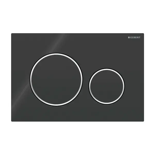 Geberit Sigma 50 Клавіша змиву, хром глянець/скло лава (115.788.JK.2)