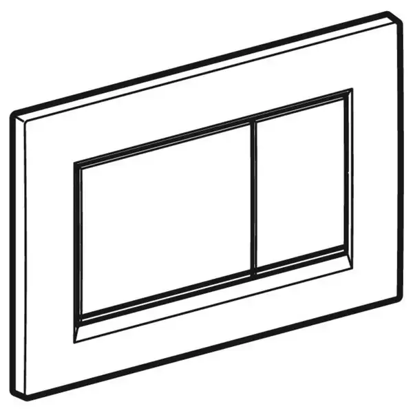 Geberit Sigma 10 Клавіша змиву, хром мат/полірований (115.890.SN.6)