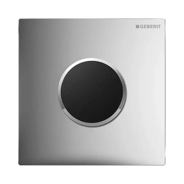 Клавіша змиву Geberit Sigma 10 (панель та клавіші - хром мат, декоративне кільце - хром глянець)  116.025.JQ.1