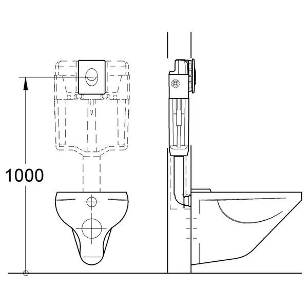 Grohe Skate Air Панель змиву, Phantom Black (38505KF0)