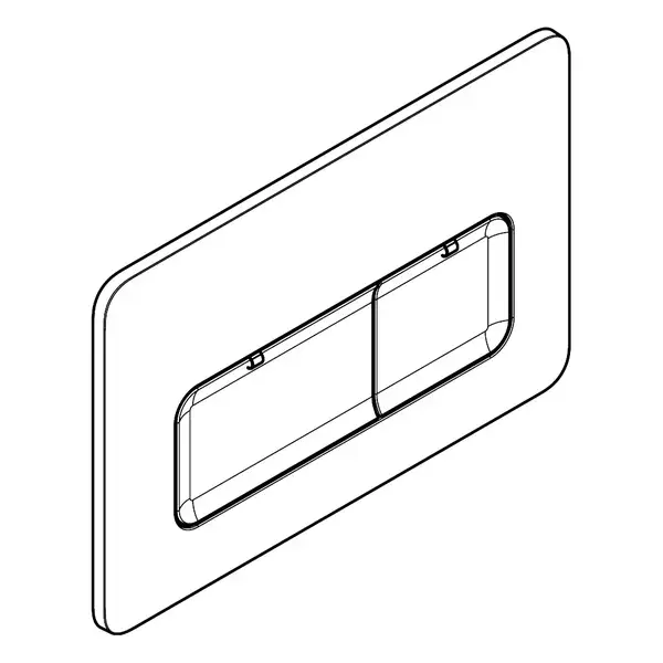 Hansgrohe iFrame Original Q Клавиша смыва, белая (66001450)