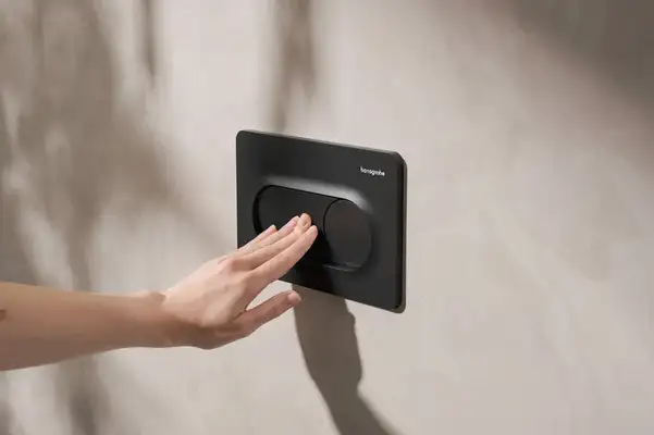 Hansgrohe iFrame Original S Кнопка смыва, Матовый черный (66002670)
