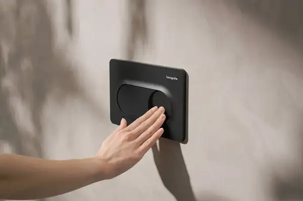 Hansgrohe iFrame Original S Кнопка смыва, Матовый черный (66002670)