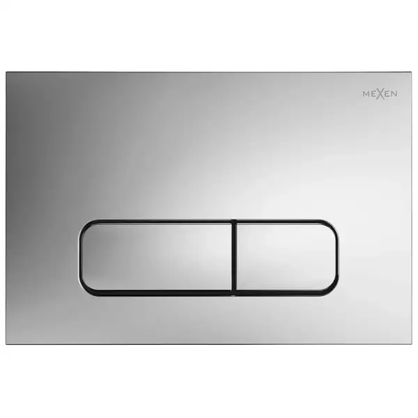 Кнопка смыва для инсталляции MEXEN FENIX 02 CHROME MATT (MEX-600202)