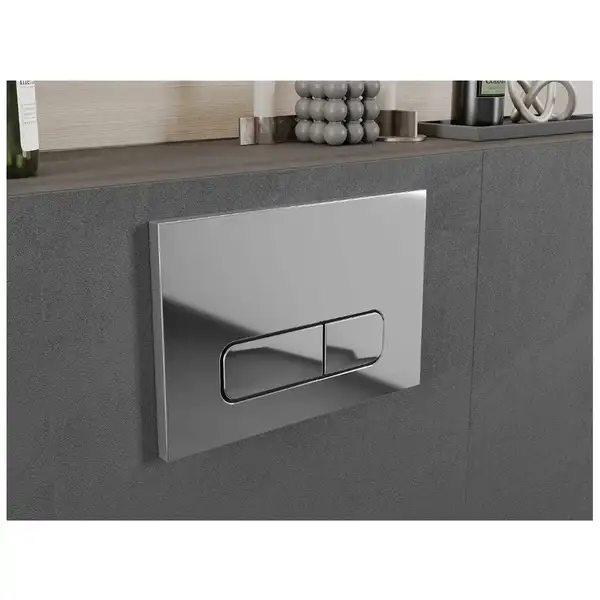 Кнопка смыва для инсталляции MEXEN FENIX 02 CHROME MATT (MEX-600202)