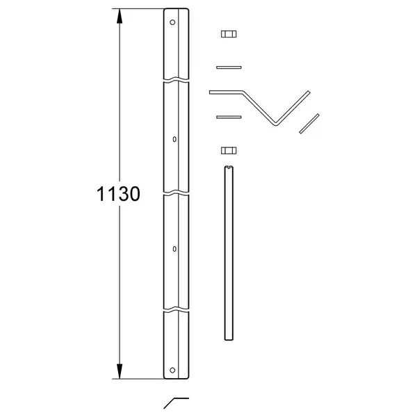 Комплект кріплення для кутового монтажу Grohe Rapid SL (38562001)