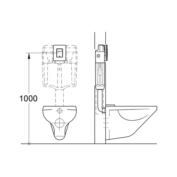 Комплект Grohe Set Унітаз ELLIPSE-0301-T3 + Інсталяція 38536001 + панель 38732000 (38536001ELLIPS03 (38536001ELLIPS0301T3)