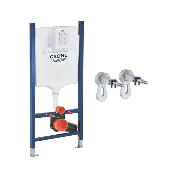 Комплект Grohe Set Унітаз ELLIPSE-0305-T3 + Інсталяція UA388400WG + панель 38732000 (388400WGELLIPS (388400WGELLIPS0305T3)
