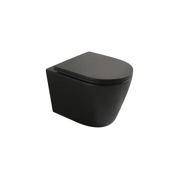 Комплект унітаз з інсталяцією для унітазу Mixxus Premium BEVEL-SET-2101 BLACK система змиву TORNADO (MP6669)