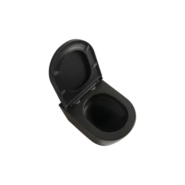 Комплект унітаз з інсталяцією для унітазу Mixxus Premium BEVEL-SET-2101 BLACK система змиву TORNADO (MP6669)
