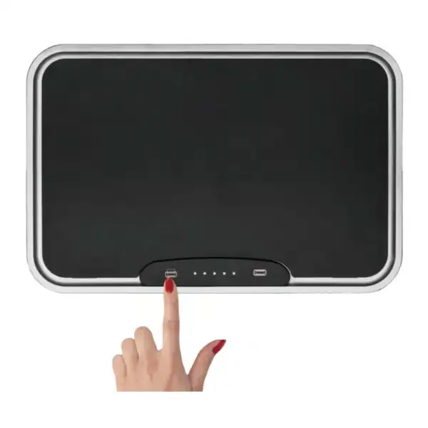 Відро для сміття сенсорне прямокутне Koer TC-020312-02 12 л колір нержавійка (KR5586)