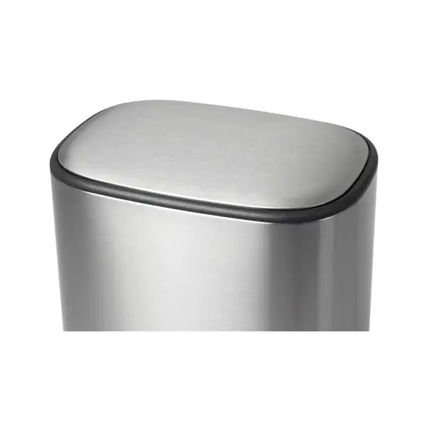 Відро для сміття з плавним закриттям овальне Mixxus Premium Diverse-TC0112 SS Color 12л колір наржа (MI7079)
