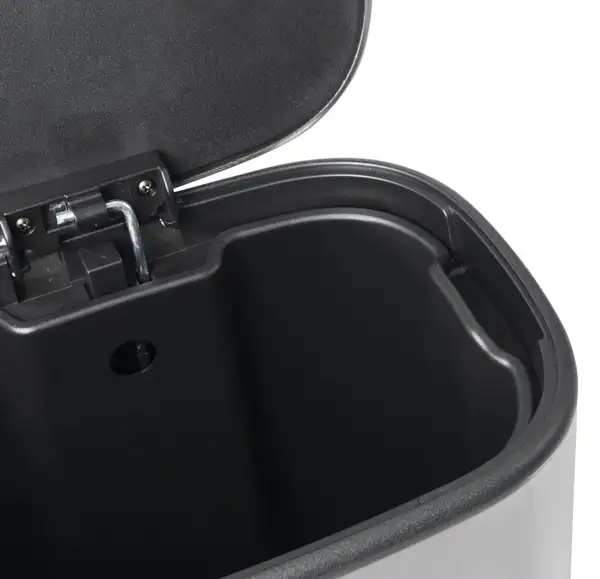 Відро для сміття з плавним закриттям овальне Mixxus Premium Diverse-TC0112 SS Color 12л колір наржа (MI7079)