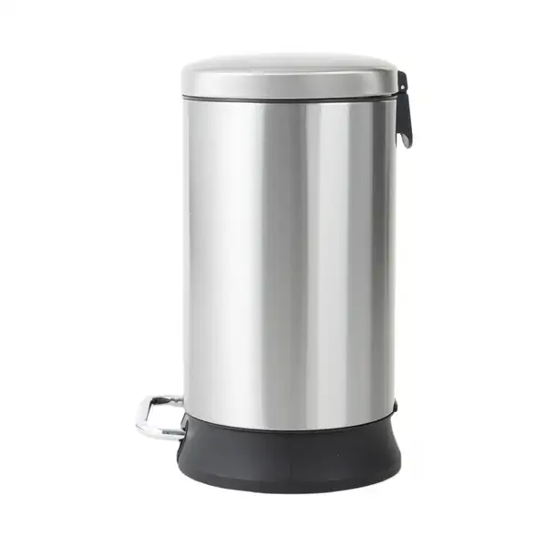 Відро для сміття з плавним закриттям овальне Mixxus Premium Strong-TC0105 SS Color 5л колір наржаві (MI7080)
