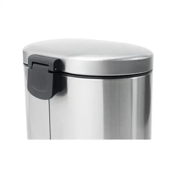 Відро для сміття з плавним закриттям овальне Mixxus Premium Strong-TC0105 SS Color 5л колір наржаві (MI7080)