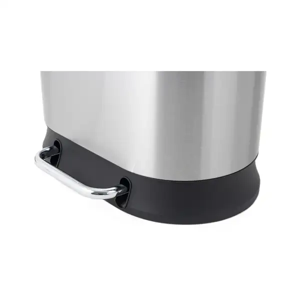 Відро для сміття з плавним закриттям овальне Mixxus Premium Strong-TC0105 SS Color 5л колір наржаві (MI7080)