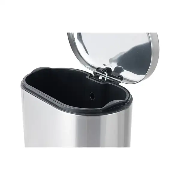 Відро для сміття з плавним закриттям овальне Mixxus Premium Strong-TC0105 SS Color 5л колір наржаві (MI7080)