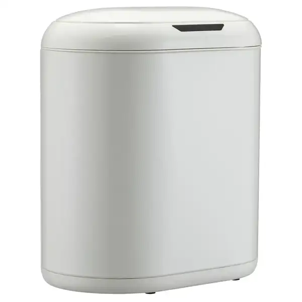 Відро для сміття сенсорне овальне Mixxus Premium Topper-TC0112 White 12л колір білий (MI7082)