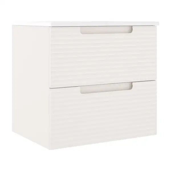 Комплект мебели 60 см Devit Acqua, бежевый матовый 088168V