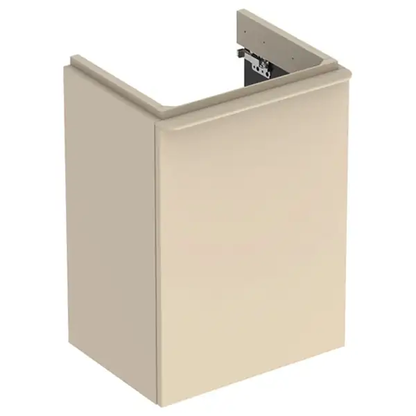 Шкафчик для раковины 44,2 х 35,6 х h61,7 см Geberit Smyle Square, с одной дверцей, песочно-серый (500.351.JL.1)