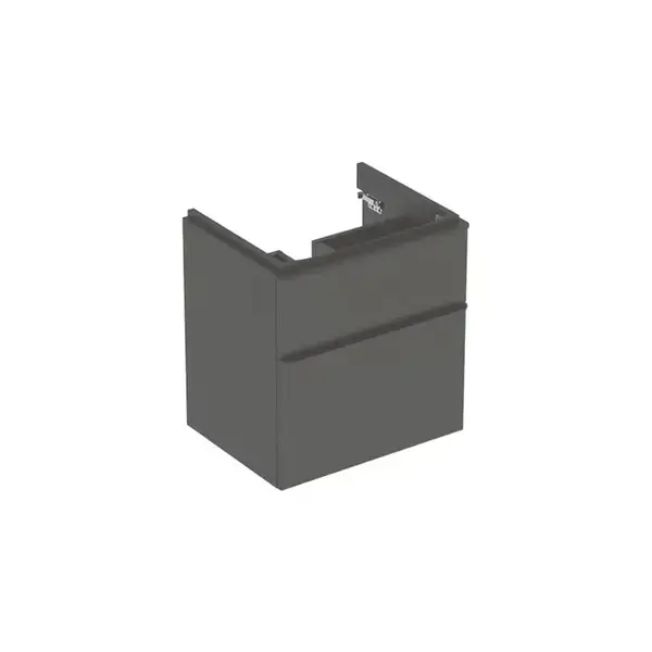 Тумба под раковину Geberit Smyle Square 58,4 см, лава матовая (500.352.JK.1)