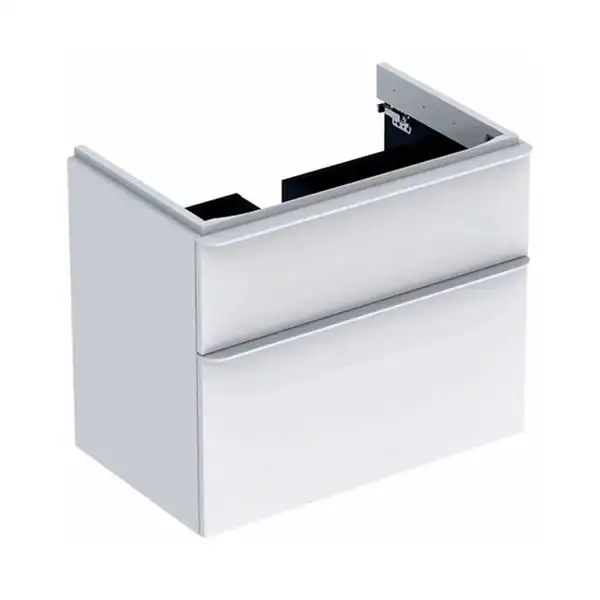 Geberit SMYLE Square тумба 73,4*61,7*47см, под умывальник, с 2мя ящичками, белый глянец (500.353.00.1)