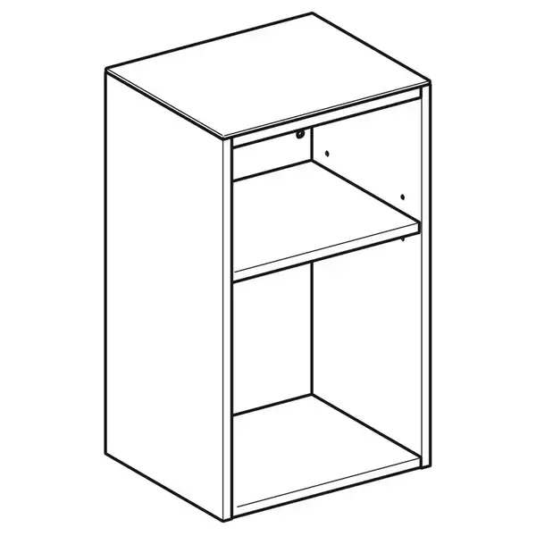Шкафчик без дверей 36 х 29,9 х h60 см Geberit Smyle Square (500.358.JR.1) фото 2 Aquada.com.ua