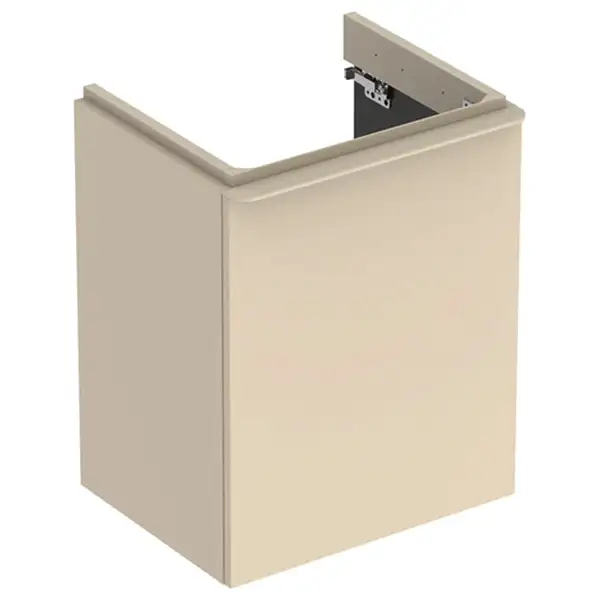 Шкафчик для раковины 49,2 х 40,6 х h61,7 см Geberit Smyle Square, с одной дверцей, песочно-серый (500.364.JL.1)