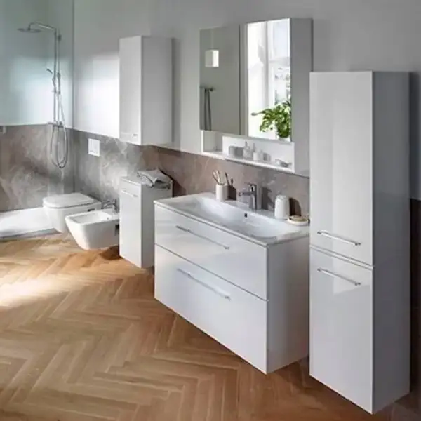 Шкафчик Geberit Selnova Square 33 х 29,7 х h65 см, белый глянцевый (501.272.00.1)