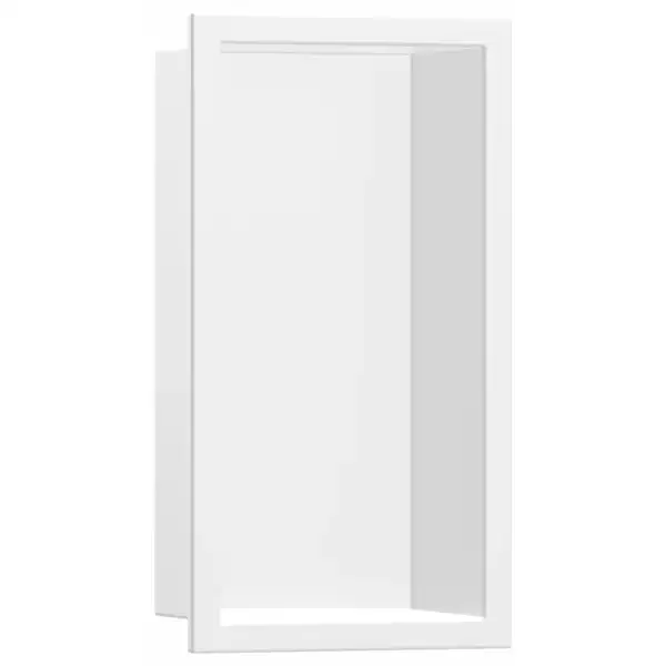Настенная ниша со встроенной рамой Hansgrohe XtraStoris Original 30 x 15 x 10 см, белый матовый (56057700) фото 1 Aquada.com.ua