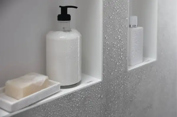 Настенная ниша со встроенной рамой Hansgrohe XtraStoris Original 30 x 15 x 10 см, белый матовый (56057700) фото 3 Aquada.com.ua