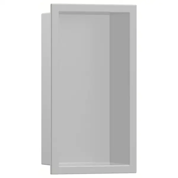 Настенная ниша со встроенной рамой Hansgrohe XtraStoris Original 30 x 15 x 10 см, нержавеющая сталь (56057800) фото 1 Aquada.com.ua