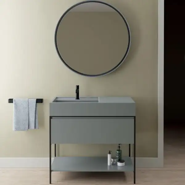 Nic-Design Полиця під стелаж NIC Design Elen 120, cemento (007738047)