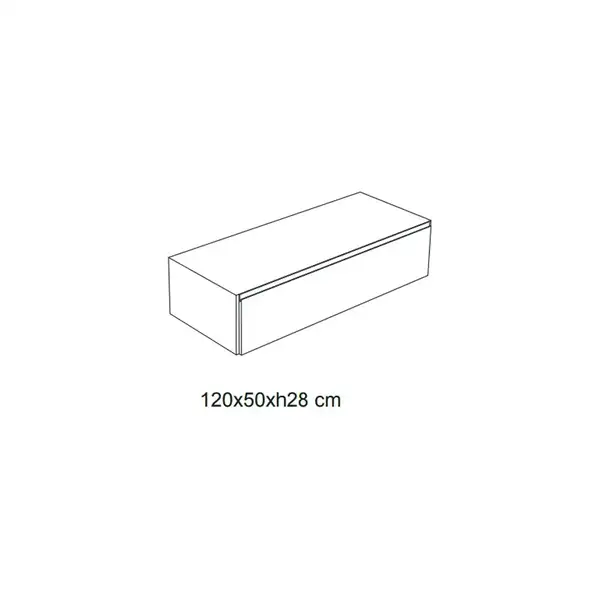 Тумба Nic Design Elen 120 MDF, Noce canaletto (010736025)