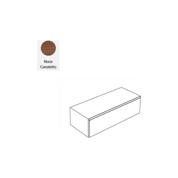 Тумба Nic Design OVER 86 MDF, Noce canaletto (010873025)