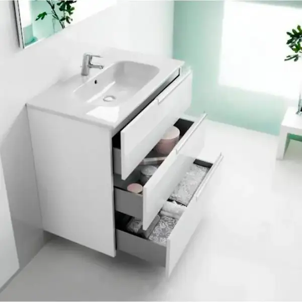 Тумба з умивальником Roca Victoria-N 80x46 білий (A855837806)