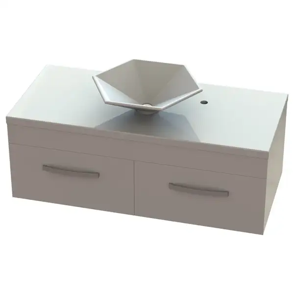 Snail Тумба «Венера» з умивальником «Астерія» А600 Антрацит глянец (1200KM112A600)