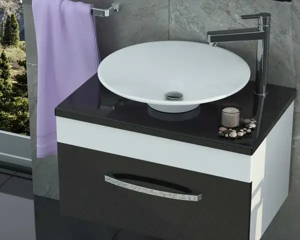 Snail Тумба «Мадлен» з умивальником «Оріон» А602 Агат глянець (700KM121A602)