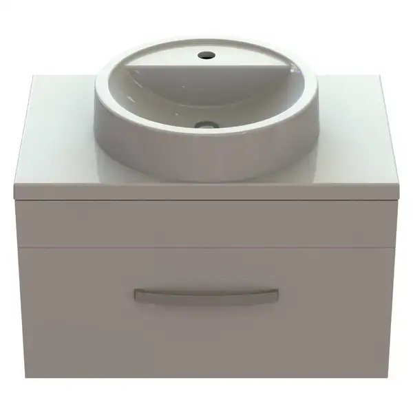Snail Тумба «Мадлен» з умивальником «Рондо» А801 Сапфір глянець (700KM149A801)