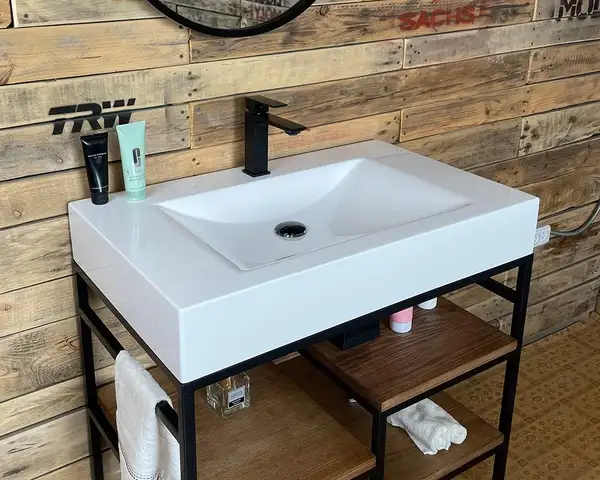 Snail Тумба «Родос» з умивальником «Атлант»/дерево А802М Олива МАТ (800LOFT163dA802M)