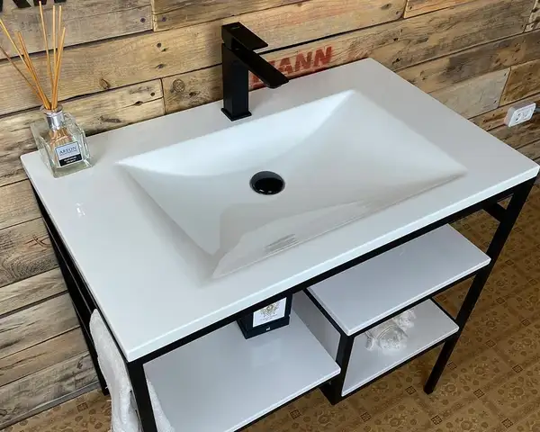 Snail Тумба «Родос» з умивальником «Орфей»/камінь А100М Білий МАТ (800LOFT165сA100M)