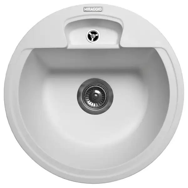 MIRAGGIO Кухонная мойка VALENCIA белая (0000057)