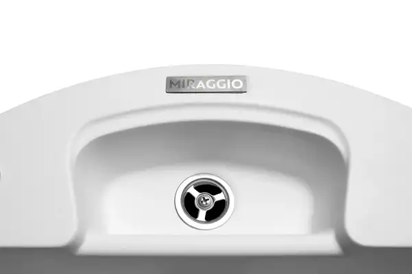 MIRAGGIO Кухонная мойка VALENCIA белая (0000057)