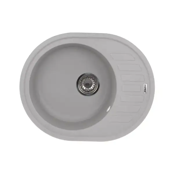 Мийка кухонна Zerix ZS-6250R-09 Сіра (ZX4551)