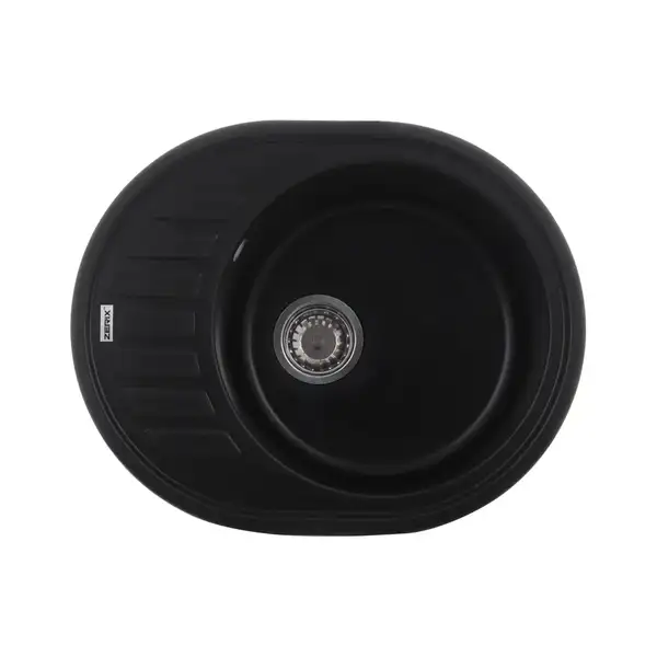 Мийка кухонна Zerix ZS-6250R-14 Чорний металік (ZX4554)