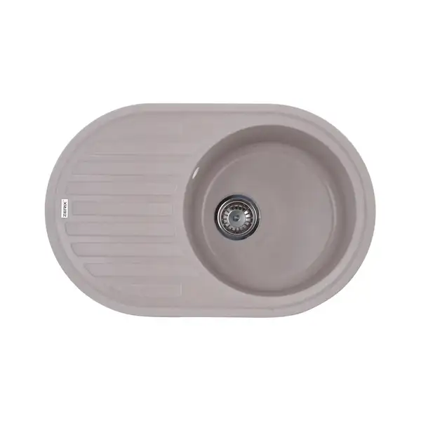 Мийка кухонна Zerix ZS-7750R-06 Бежева (ZX4557)